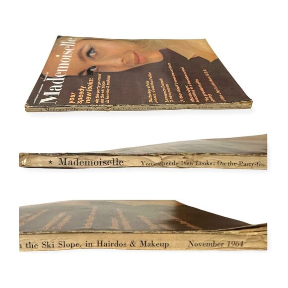 Mademoiselle Magazine November 1964 Mod Fashion Federico Fellini Lawrence Durrel - Picture 4 of 7